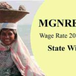 MGNREGA Wage Rate 2024-25 State Wise